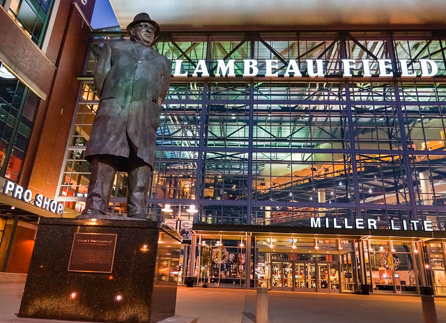 Lambeau, Lambeau Field, Packers, Green Bay, Vince Lombardi, Statue