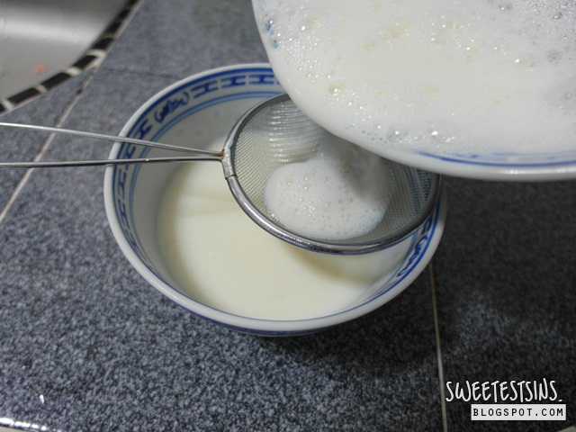 steamed egg white milk pudding recipe 鮮奶燉蛋食谱 (8)
