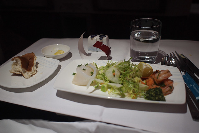 Inflight meal Garuda Indonesia Amsterdam- Abu Dhabi- Jakarta