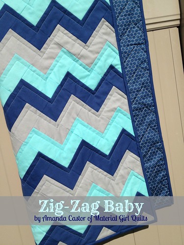 Zig-Zag Baby on fence
