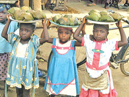 Girl children in the Federal Republic of Nigeria. The country is the largest populace state on the African continent. by Pan-African News Wire File Photos