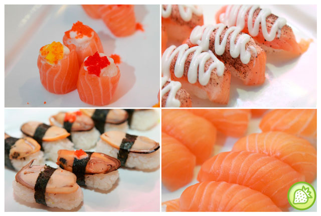 sushi and sashimi at Jang Gun