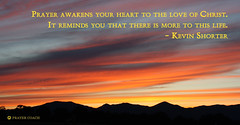 Prayer Awakens the Love of Christ Sunrise