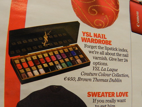 If you pay €450 for a set of nail polish, you're a complete idiot