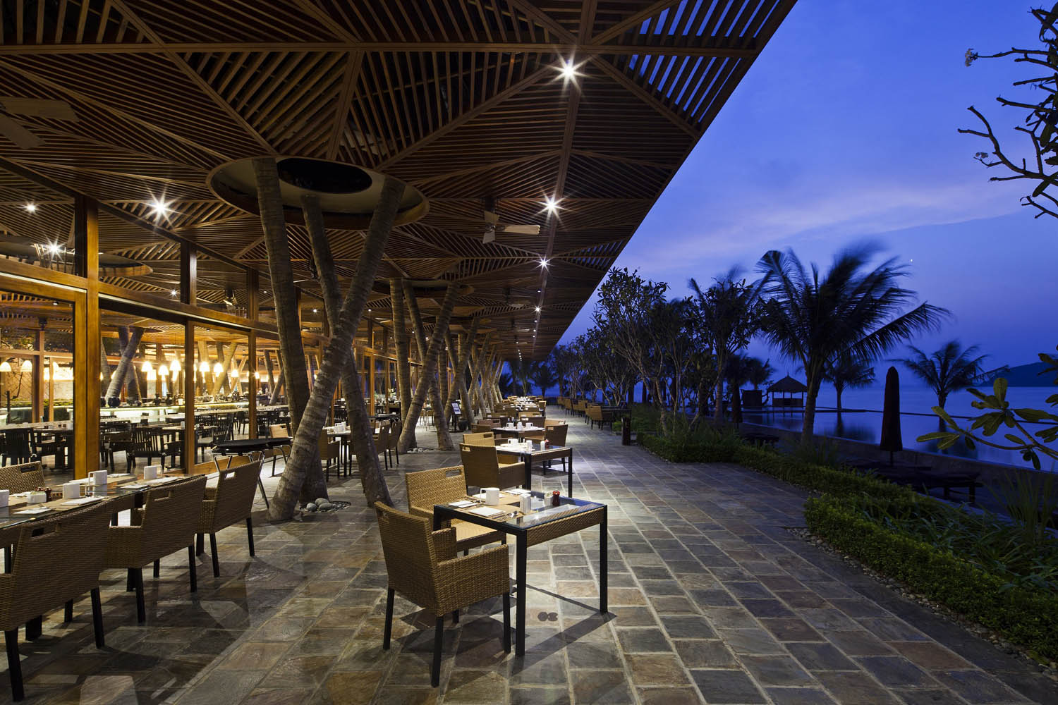 Bacaro Restaurant of Amiana Resort design Hùng Hưng-Lib.A