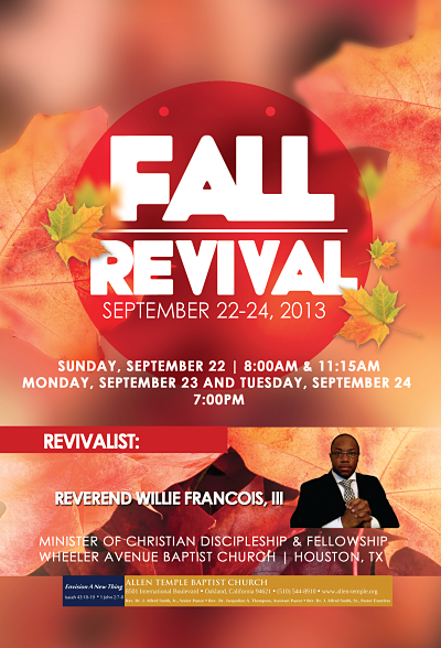 revival flyer clipart - photo #4