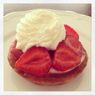 Couldn't resist... Strawberry Tart with Whipped Cream