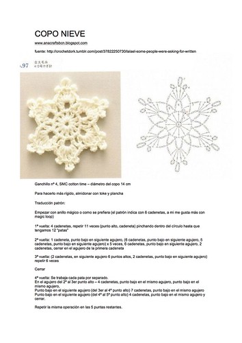 patron crocheted snowflake