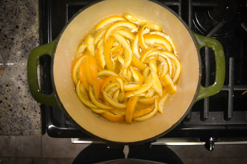 candied orange peels | things i made today