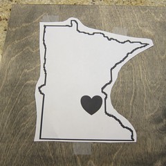 Iron Craft '14 Challenge 4 - Minnesota Love String Art