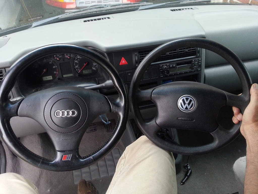Steering Wheel Newly Covered for Volkswagen Transporter T4
