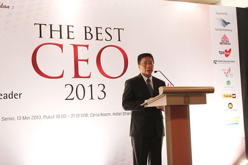 The Best CEO & Indonesia Future Business Leader Award 2013 ~ Presentasi Iwan Murty.
