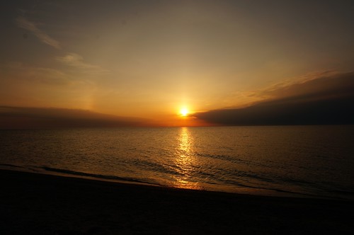 Sunset along Lake Erie