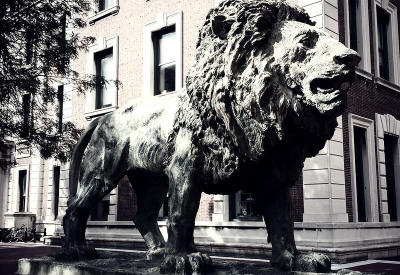 Columbia University - Lion Statue
