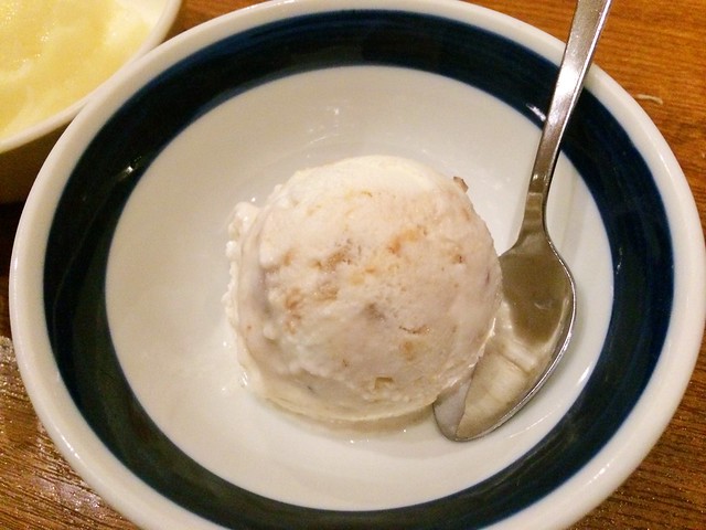 Walnut Ice-Cream, Omakase @ Teppei
