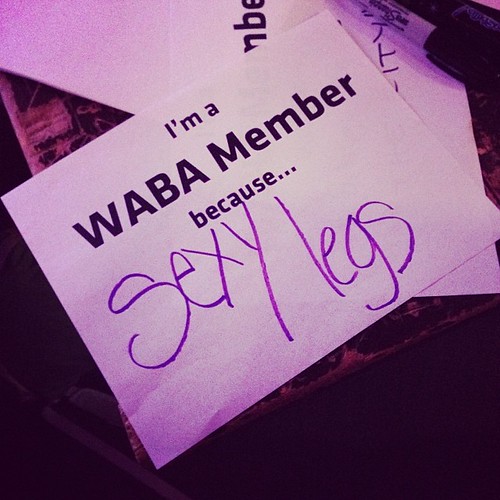 I'm a WABA member because...