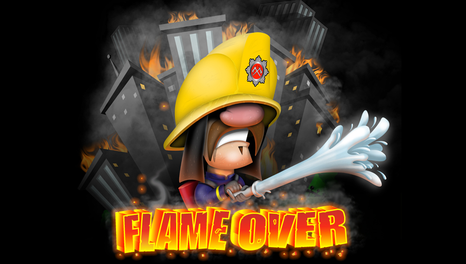 Flame Over Title Screen