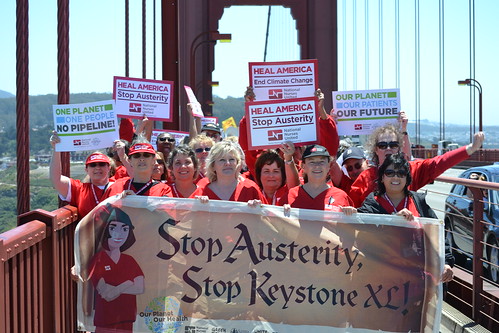 Stop Austerity. Stop Keystone XL Rally & Bridgewalk