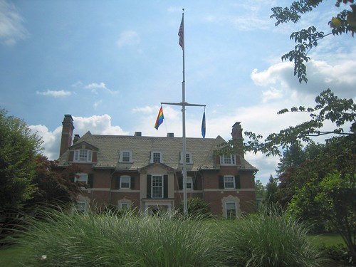 Pride Flag at the Governor's Residence