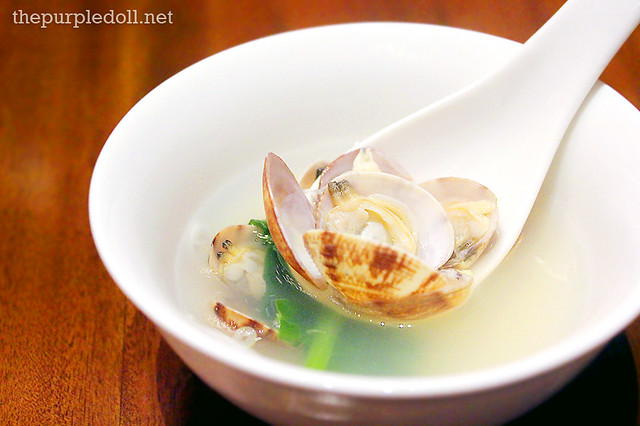 Clam Soup in Hot Stone Bowl