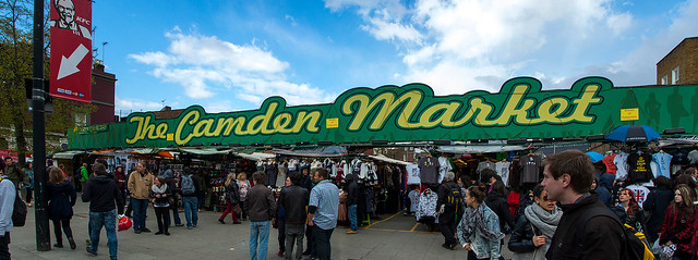 The Camden Market à Camden Town