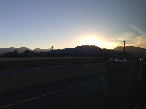 The Rockies, at sunset, Boulder
