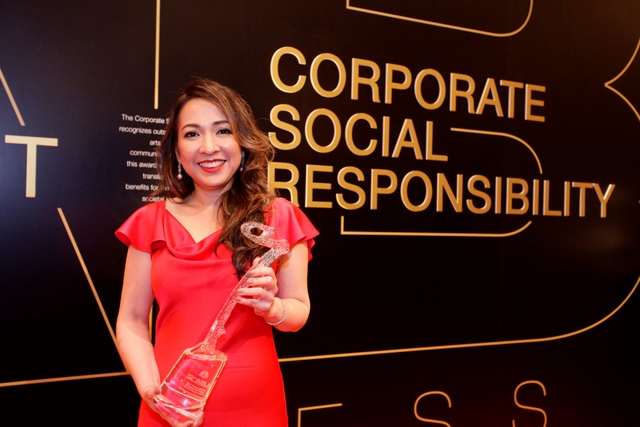 Astro Ceo Dato' Rohana Rozhan, Winner Of The Csr Award At Cnbc'S 12Th Ab...