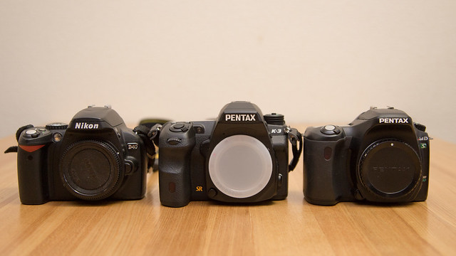 Nikon D40, PENTAX K-3, PENTAX *ist DS