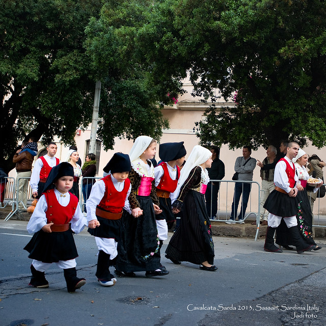 On Cavalcata Sarda Parade