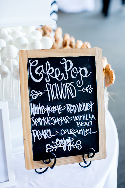 Custom chalkboard flavor signs to entice your tastebuds!