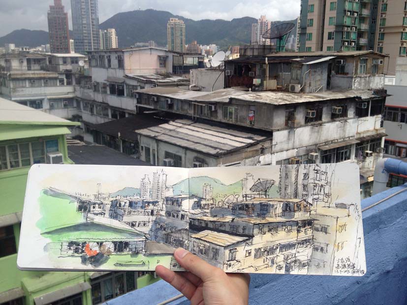 Sketching Kowloon City
