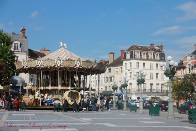 France carousel from afar by Chic n Cheap Living