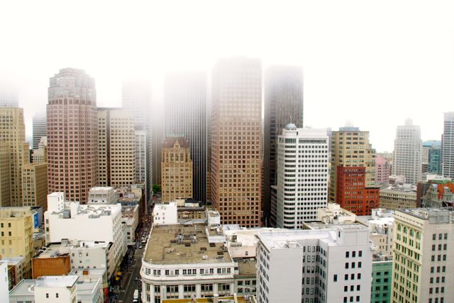 view from grand hyatt San Francisco