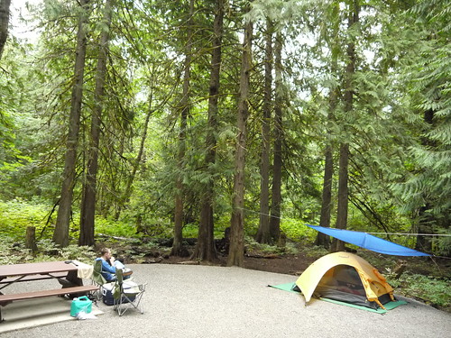 Nairn Falls Provincial Park campsite, BC