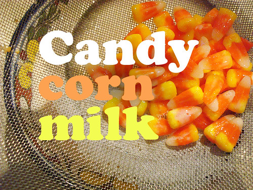 Candy corn milk