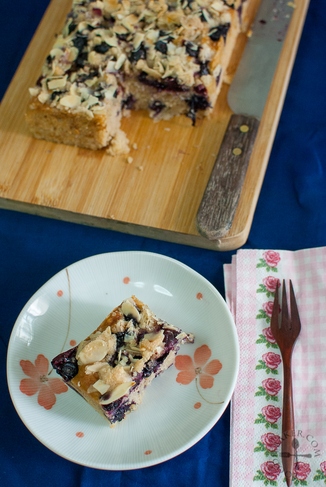 Blueberry-Almond Coffee Cake