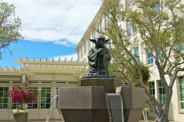 Yoda Fountain Outside ILM
