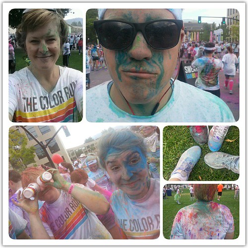 We had so much fun #newfamilytradition #thecolorrun