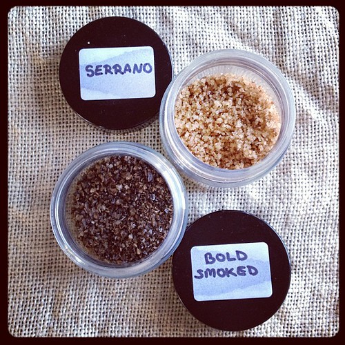 New salts from @saltmeatscheese stop on the weekend - spicy and smokey for the win