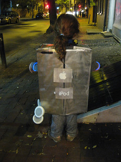 iPod costume, back