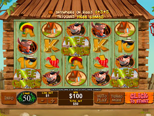 free Piggies and the Wolf free spins feature