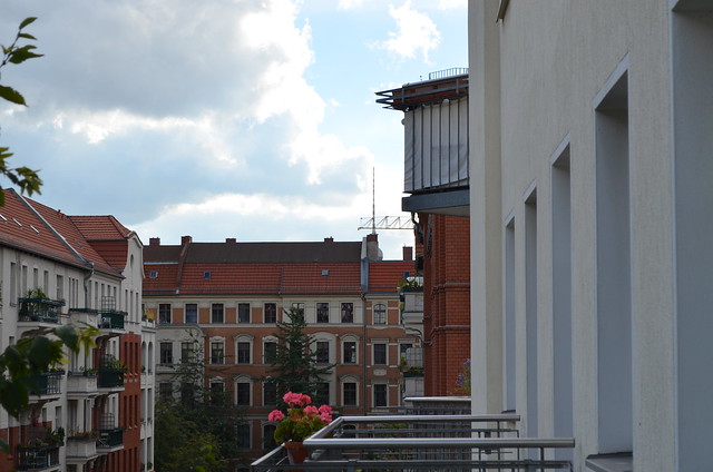 Berlin apartment balcony Fernsehturm view