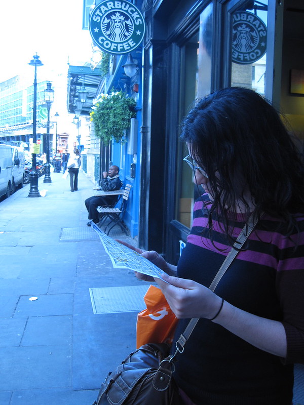 Reading the map, Covent Garden