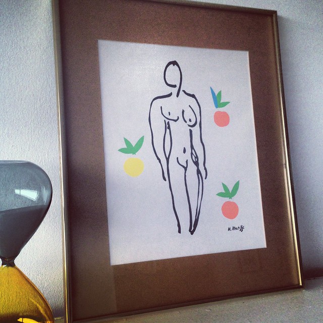 Henri Matisse Nude With Oranges, Screen Print