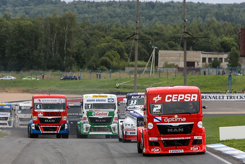 Antonio Albacete Campeonato Europeo de camiones Smolenskring  julio 2013