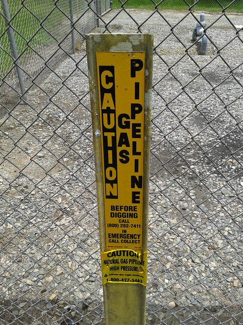 Caution Gas Pipeline