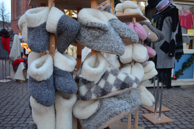 Wiesbaden Sternschnuppenmarkt wool slippers