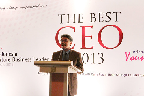 The Best CEO & Indonesia Future Business Leader Award 2013 ~ Presentasi Tommy Sudjarwadi.