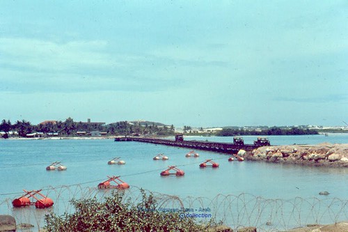 Cầu Mỹ Ca (Pontoon Bridge) Khánh Hòa Panorama 1966