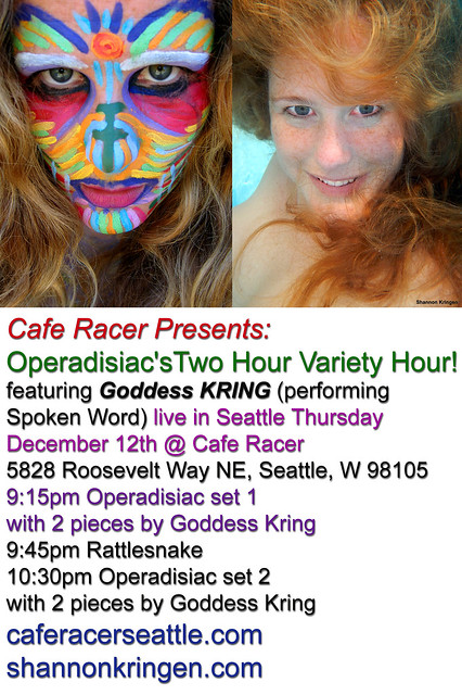 Cafe Racer Presents Goddess KRING!
